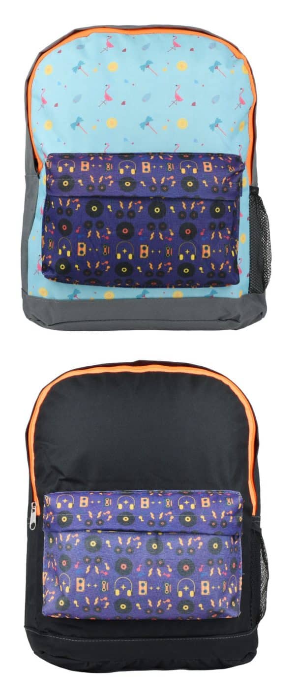 Mochila Lona Cuadrada C/Bolsillo Delantero Diseño Infantil 40X32X15.5C - Imagen 3