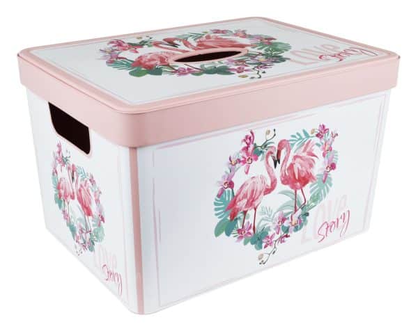 Caja Plastico C/Tapa 3 Diseños Niña 001 38X28X23Cm Q8 - Imagen 3