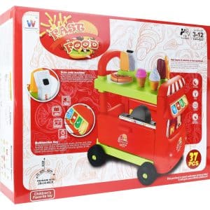 Camion 2En1 Fast Food 37Pcs Con Luz Y Sonido 31.5X42X45Cm -