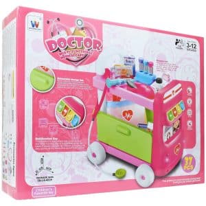 Camion 2En1 Set Doctor 37Pcs Con Luz Y Sonido 31.5X42X45Cm -