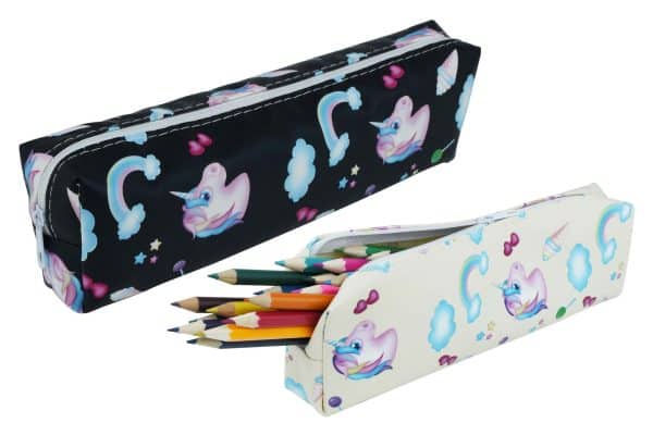 Cartuchera Tubo Diseño Unicornio