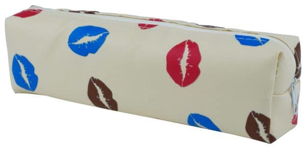 Cartuchera Tubo Diseño Labios O Summer 20X5X4Cm - Imagen 2