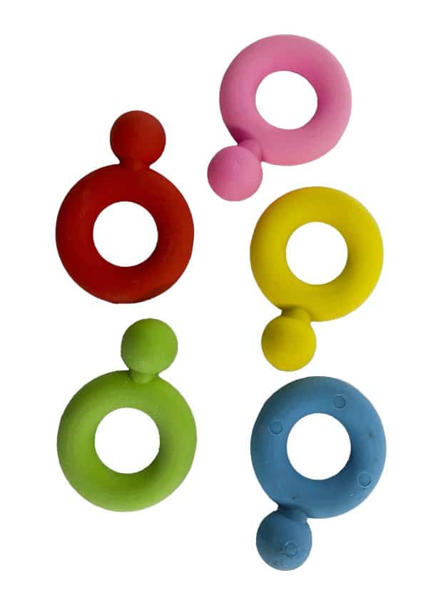 Goma De Borrar X5Pcs Dif Formas Y Colores Caja Pvc - Imagen 2