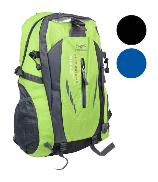 MOCHILA CAMPING VARIAS REPARTICIONES 52X30X17CM 25150