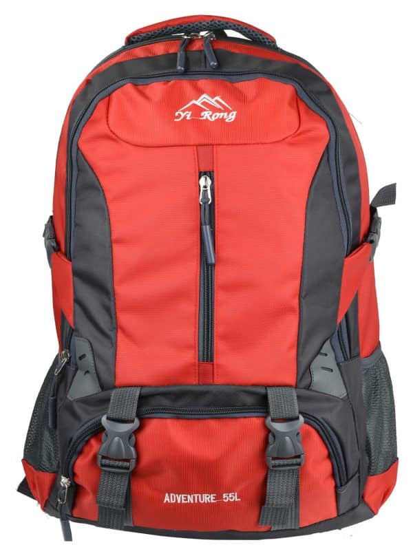 Mochila Camping 55Lt 4 Cierres 54X34X18Cm 2 Colores Combinados - Imagen 2