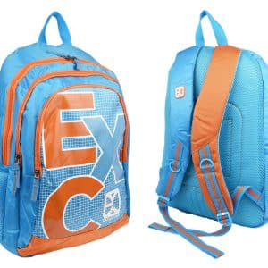 Mochila Escolar Fluo Excelites 3 Cierres 46X33X21Cm