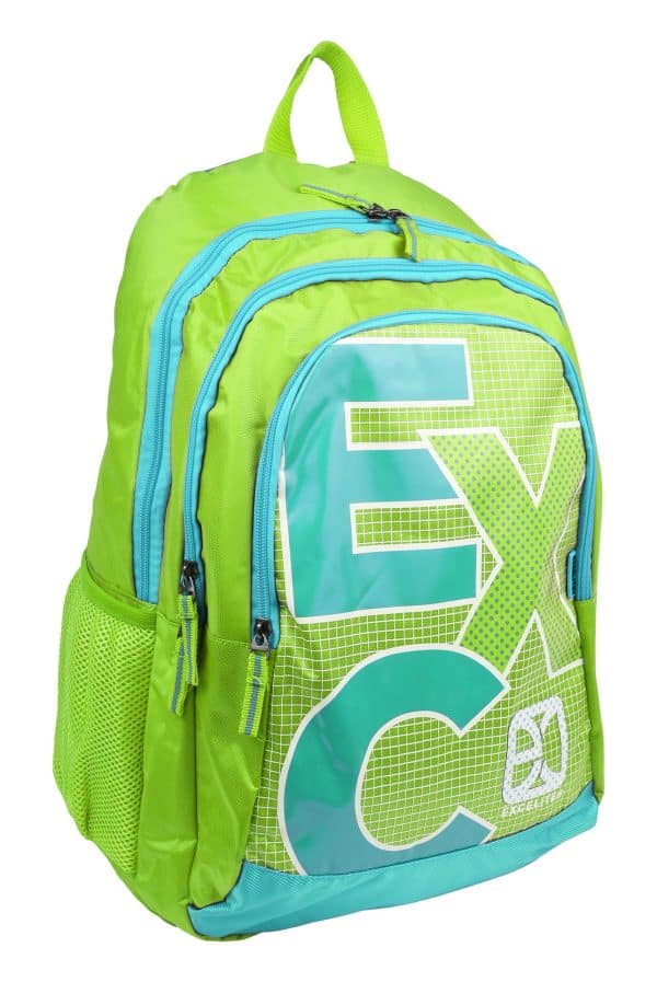 Mochila Escolar Fluo Excelites 3 Cierres 46X33X21Cm - Imagen 2