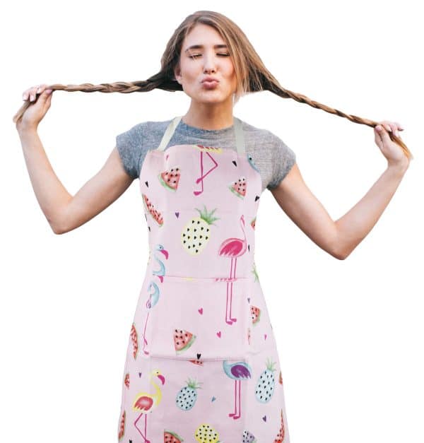 Delantal Cocina Polyester Estampado 71X54Cm