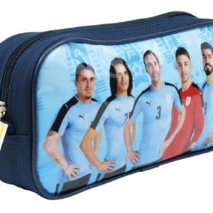 CARTUCHERA GDE 17-18 SELECCION 5 JUGADORES (CEBOLLA) AUF 24X12X6CM 2816189 Q100