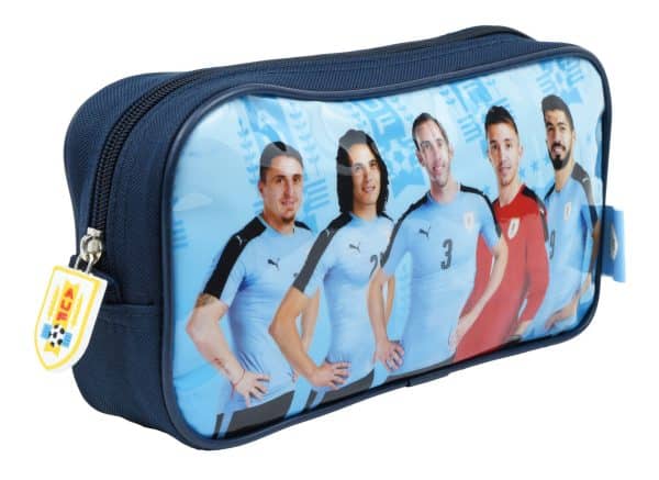 CARTUCHERA GDE 17-18 SELECCION 5 JUGADORES (CEBOLLA) AUF 24X12X6CM 2816189 Q100