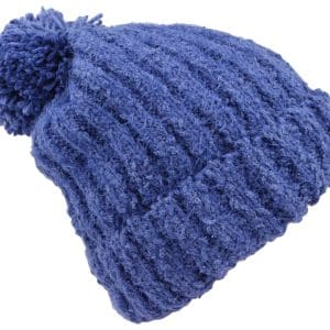 Gorro Chenile C/Pompon Forrado 20X28Cm
