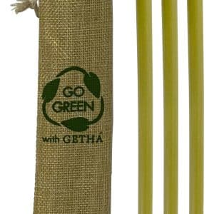 Sorbitos Bamboo X3Uds + Cepillo En Bolsa Arpillera