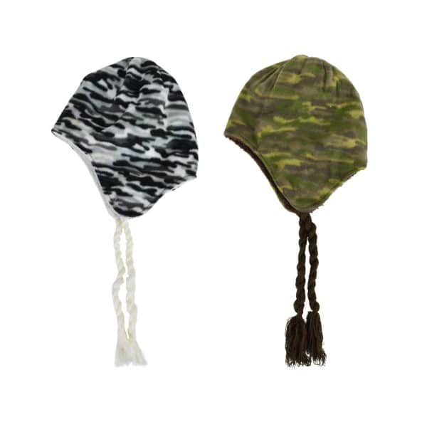 Gorro peruano camuflado con forro polar - Imagen 3