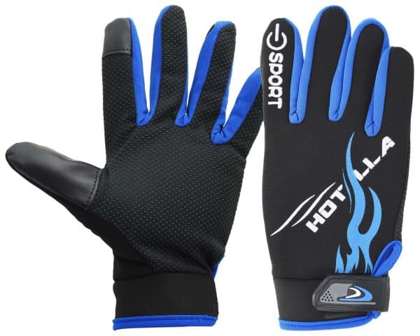 Guante Moto Con Latex 2 Colores Combinados Antideslizante