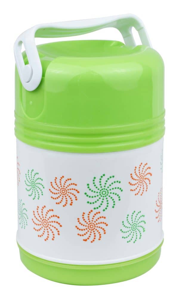 Lunchera Plastico Cilindrica Termica Incluye Bowl C/Tapa 18X12Cm