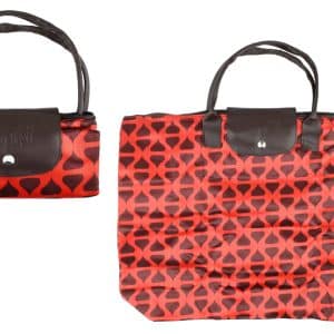 Bolsa T/Cartera Plegable Pvc Estampada P/Mandados 45X34X10Cm