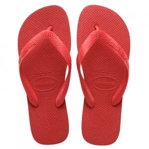 Chinela Top Rojo Rubi Unisex Havaianas