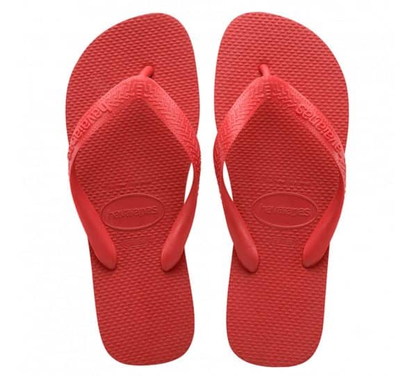 Chinela Top Rojo Rubi Unisex Havaianas