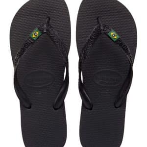 Chinela Top Brasil Negro Unisex Havaianas