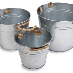 Balde Metal Set X3Pcs
