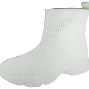 Champion Dama Tipo Bota Tejido Liso Suela Goma Rosa, Blanco O Negro
