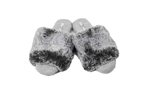 Pantufla Dama Sin Puntera Forrada Con Piel S M L Xl