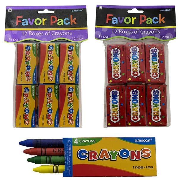 Crayola Fina 12 Cajitas X4Pcs Cada Caja Bolsa