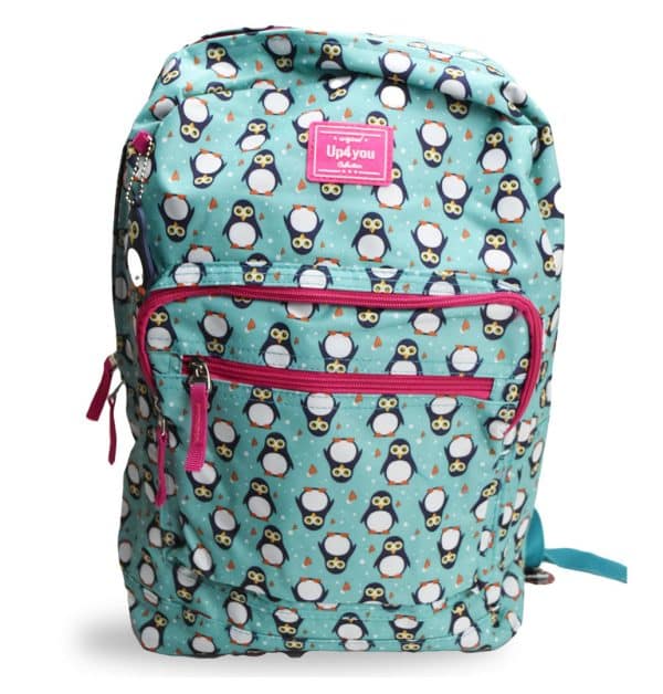 Mochila Infantil Pinguino Diferentes Colores 43X27X15Cm