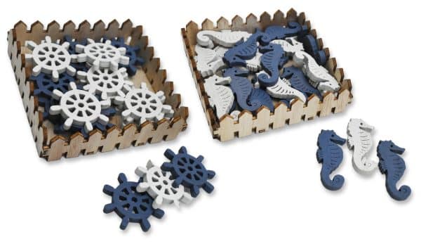 Adorno Madera Set X24Pcs Deco Marino 4 Diseños - Imagen 3