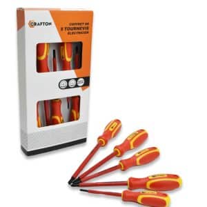 Destornillador Set X5Pcs Mango Goma Caja