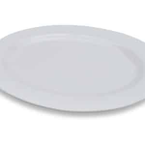 Plato Ceramica Bca 36X24.5X2.5Cm 244
