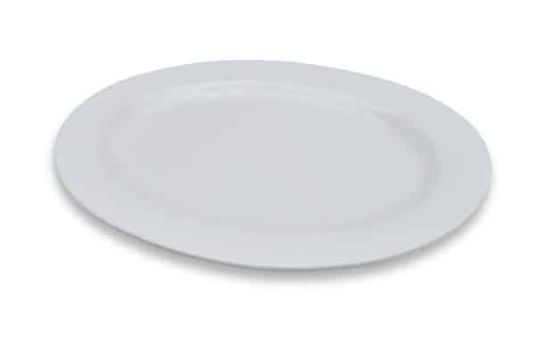 Plato Ceramica Bca 36X24.5X2.5Cm 244