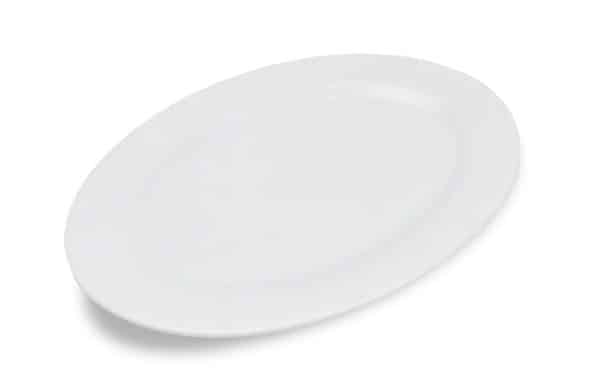 Plato Ceramica Bca 30X23X3.5Cm 251