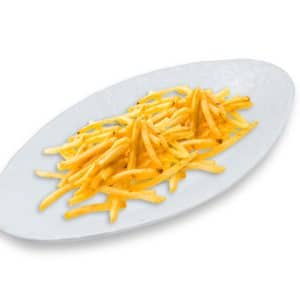 Plato Ceramica Blanca Oval Borde Labrado Ondas 25.5X14X3Cm 295