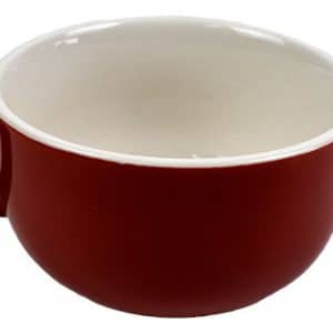 Consome Ceramica Color C/Asas 11X6.5Cm