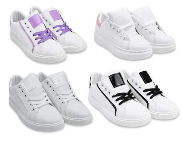 Champion Dama Cuerina Pu Con Brillo Talles 37 Al 41 6 Colores - Imagen 2