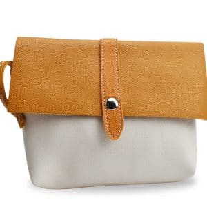Cartera Cuerina Con Broche 17X14X3Cm 1.3Mt 4 Combinaciones