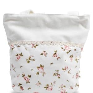 BOLSO TELA LONA TIPO CARTERA CON ASAS 21X16X10CM 24CM 27037