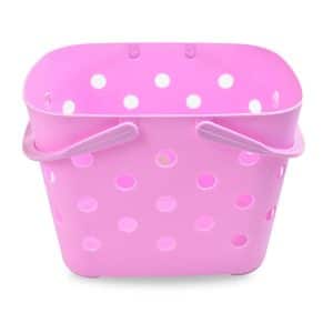 Canasto De Plastico Con Asas 23 X 7 X 18Cm