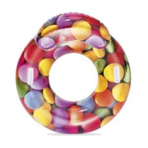 Asiento Inflable Con Agarre Respaldo Candy 118X117Cm Hasta 90Kg Bestway
