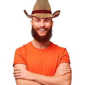 Gorro Cowboy Hombre Paja 4 Colores