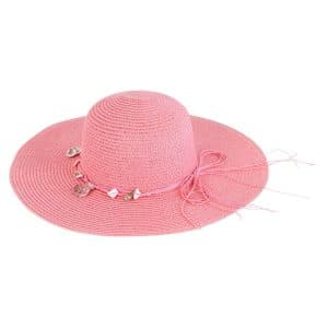 Capelina De Dama Ala Ancha Con Caracoles E Hilo