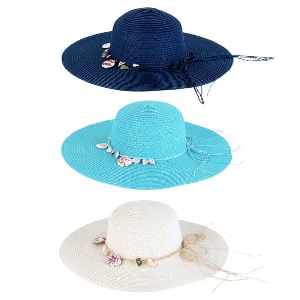 Capelina De Dama Ala Ancha Con Caracoles E Hilo - Imagen 2