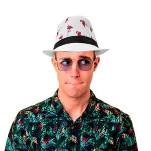 GORRO PANAMEÑO CON CINTA