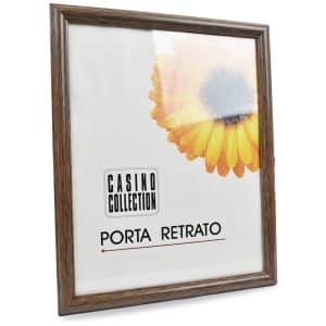 Portarretrato Plastico Imita Madera 22.5X17.5X1Cm Para Foto 15X20Cm