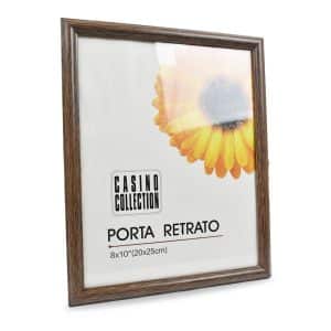 Portarretrato Plastico Imita Madera 28X22.5X1Cm Para Foto 20X25Cm