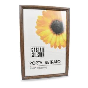 Portarretrato Plastico Imita Madera 33X22.5X1Cm Para Foto 20X30Cm