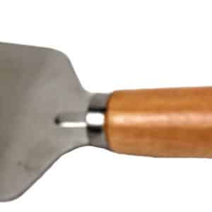Espatula Metal Para Torta Mango Madera 27Cm Blister