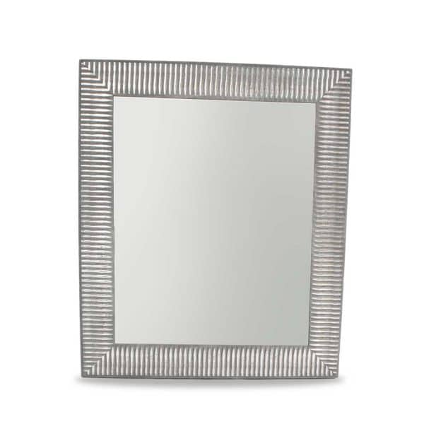 ESPEJO RECTANGULAR MARCO ANCHO MADERA LABRADO 54X64X1.5CM #MH-1379 27396
