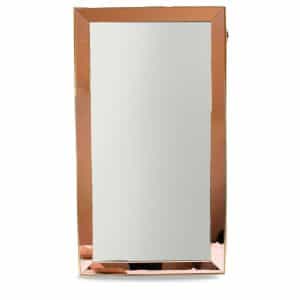ESPEJO RECTANGULAR MARCO MADERA/VIDRIO ANCHO (7.5CM) 74X133.5X2.5CM 27400